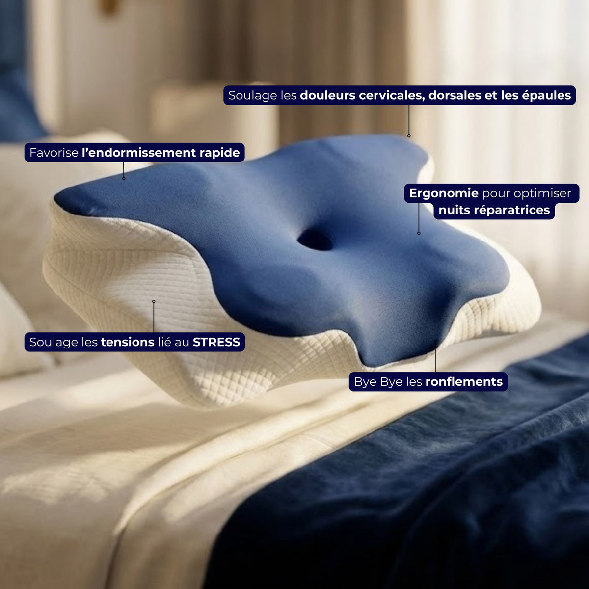 Noxya 2.0 : l'oreiller référence des nuits réparatrices fr